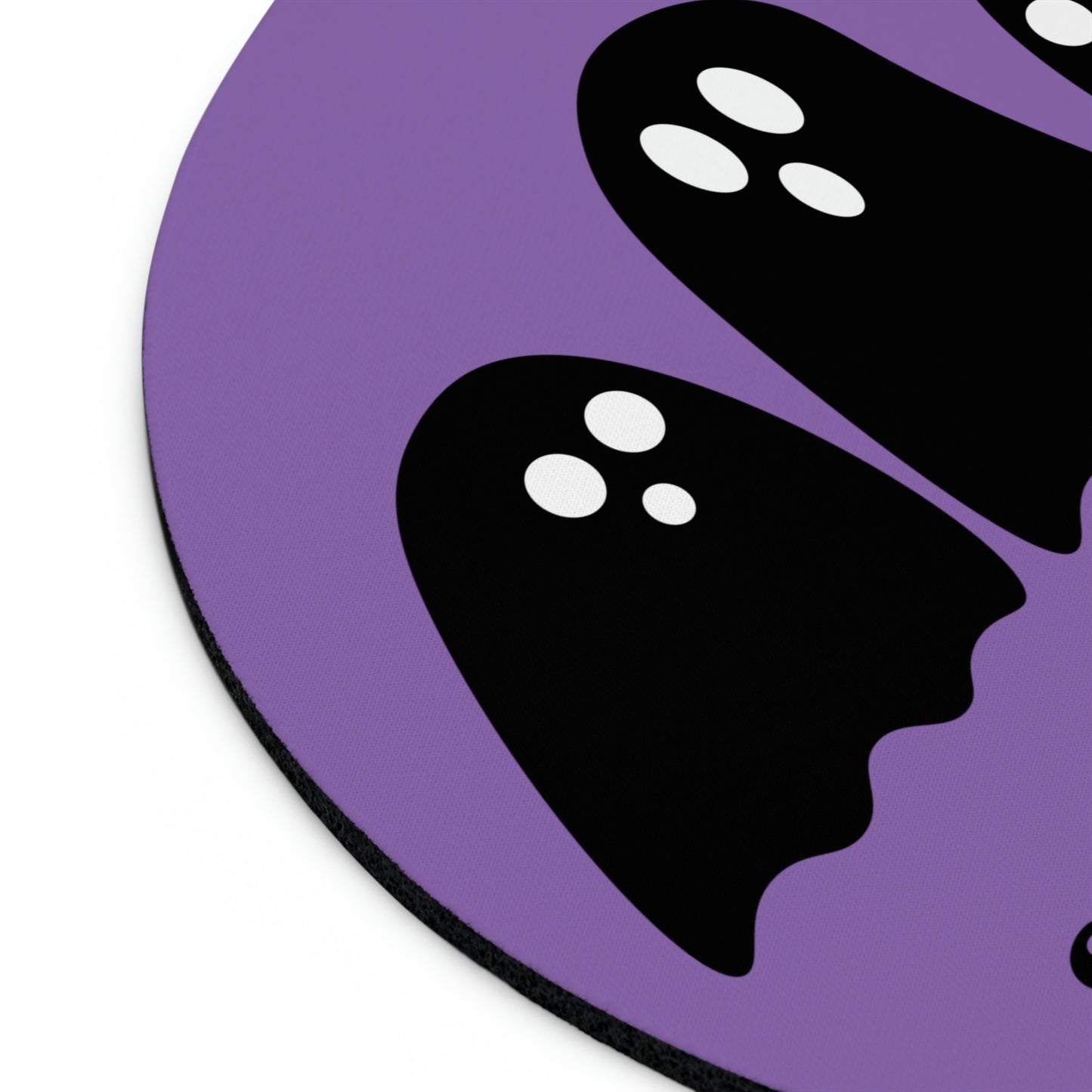 Mouse Pad - Spooky Season Ghosts with Purple Background