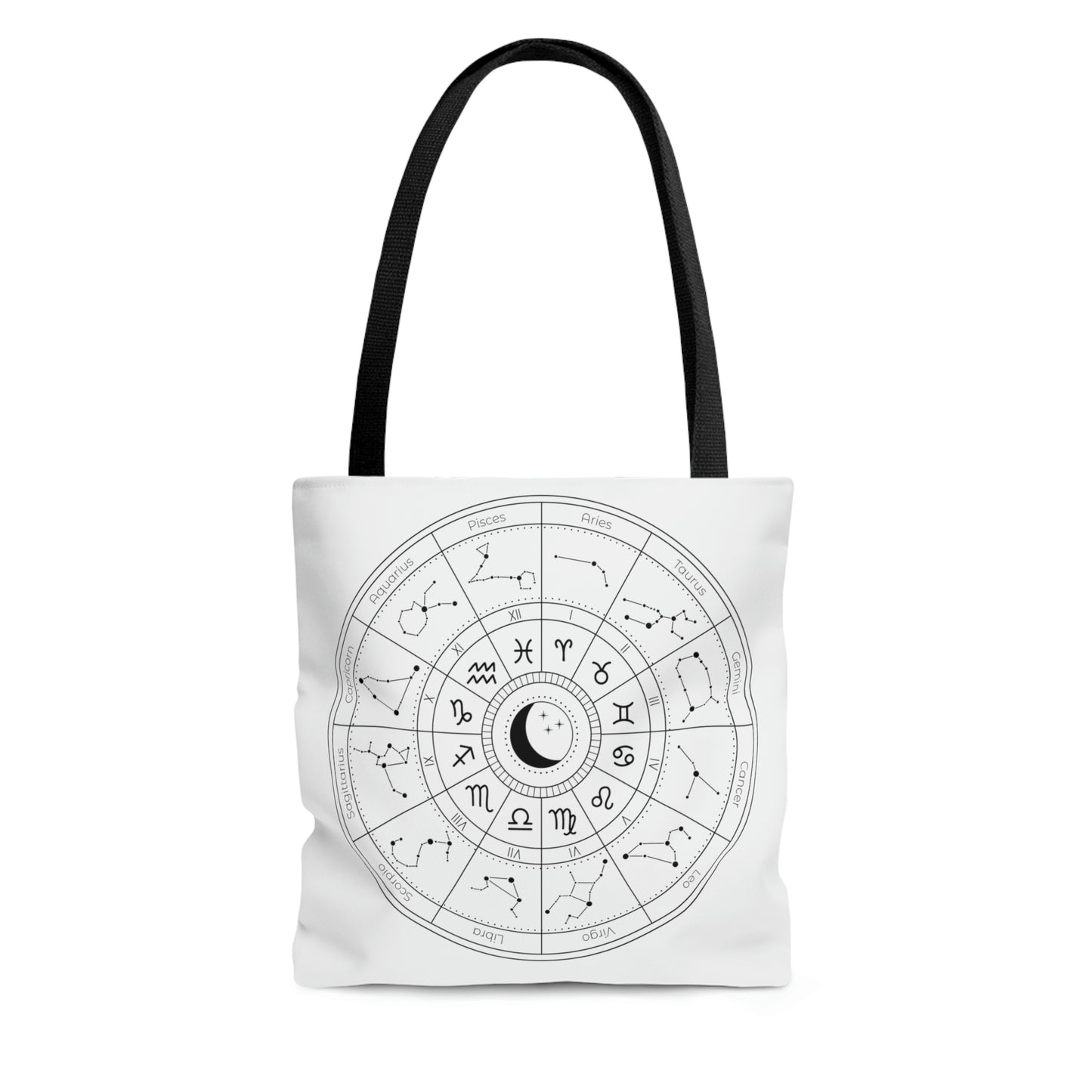 Astrology Wheel Tote Bag