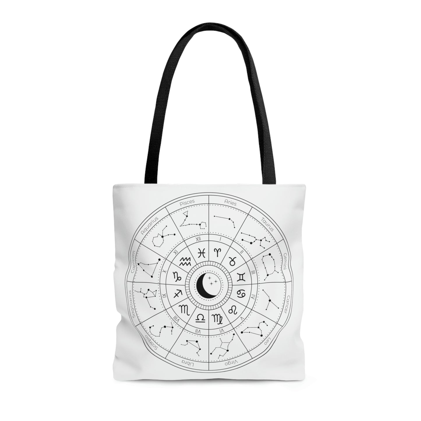 Astrology Wheel Tote Bag