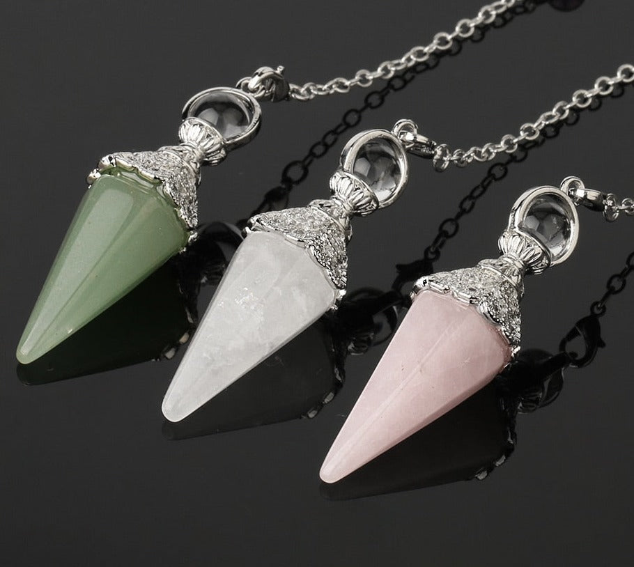 Dowsing Scrying Divination Crystal Pendulums
