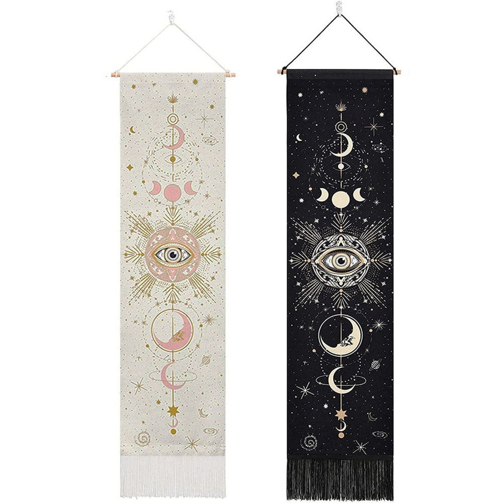 Moon Phase Tapestry Wall Hanging