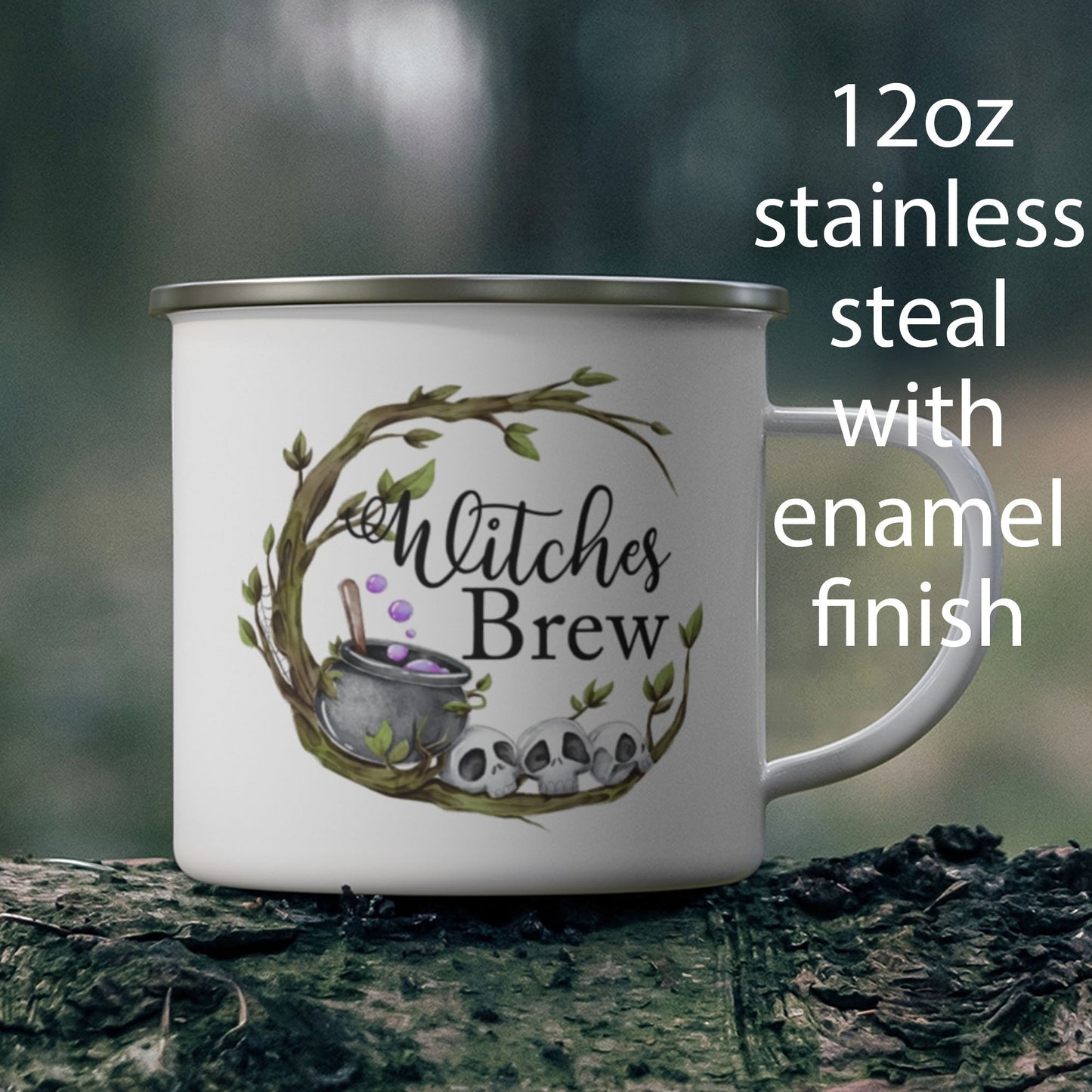 Witches Brew Enamel Camping Mug