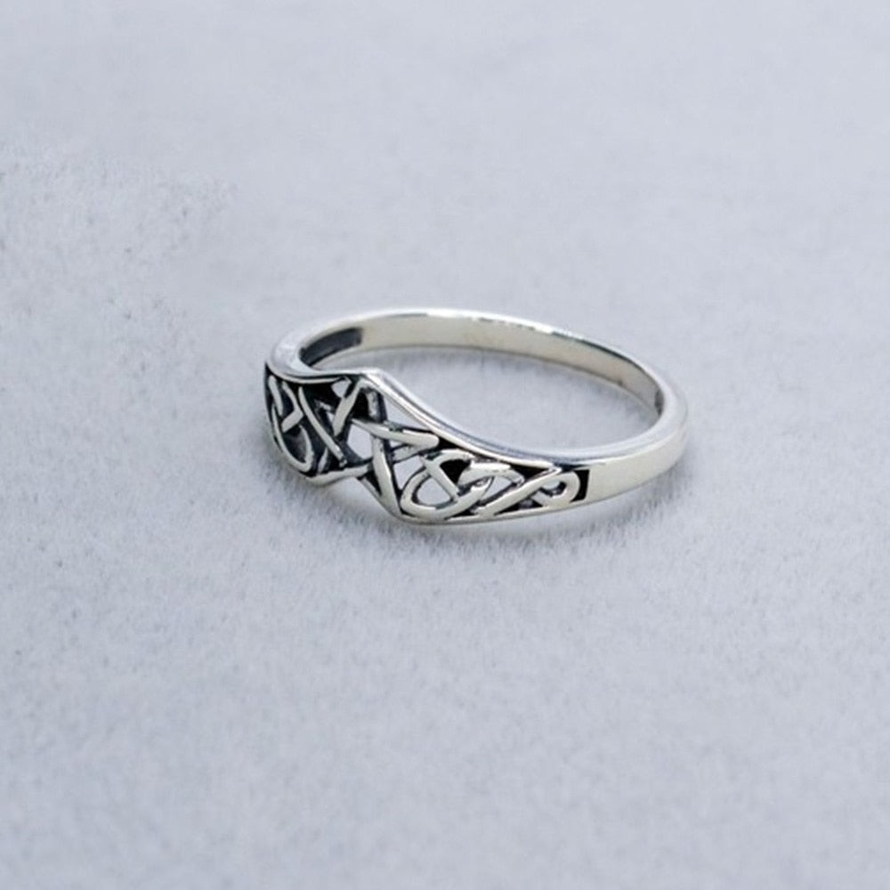 Sterling Silver Pentacle Celtic Knot Ring