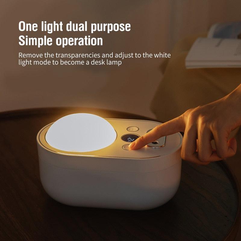 1000ML Air Humidifier Essential Oil Diffuser with Night Light Projector