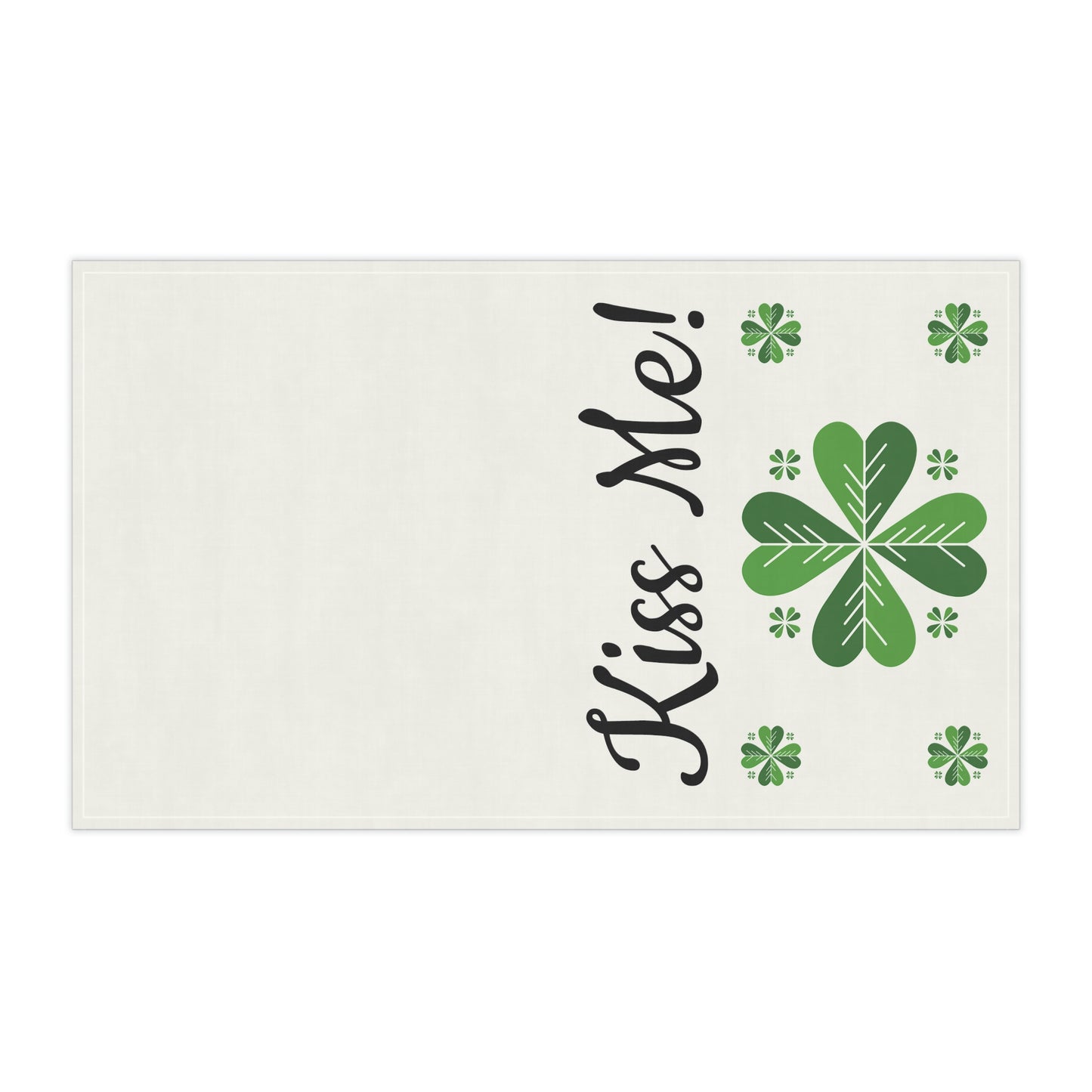 Kiss Me! Cotton Twill Kitchen Towel