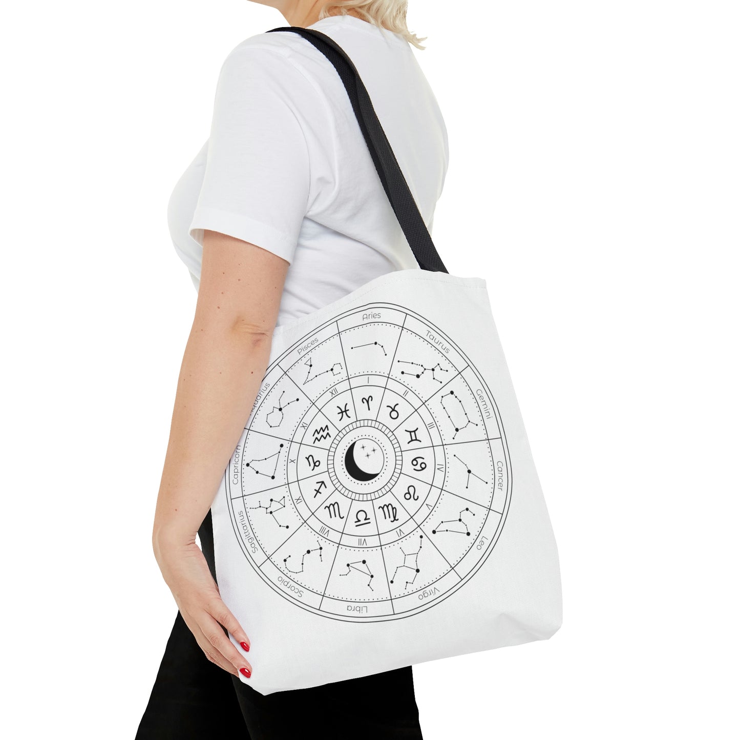 Astrology Wheel Tote Bag