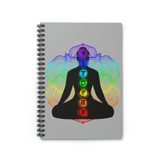Spiral Notebook - Ruled Line - Chakra with Mandala Design