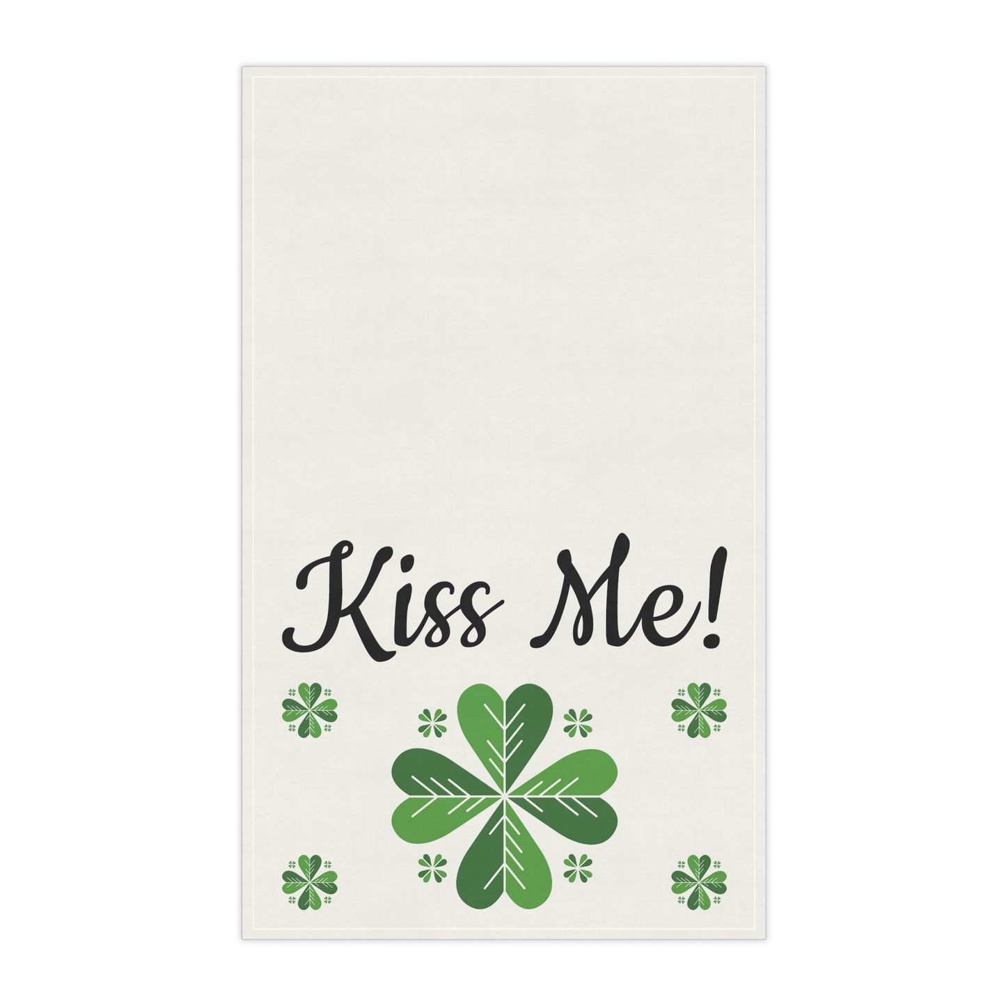 Kiss Me! Cotton Twill Kitchen Towel