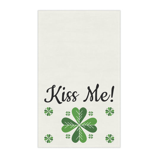 Kiss Me! Cotton Twill Kitchen Towel