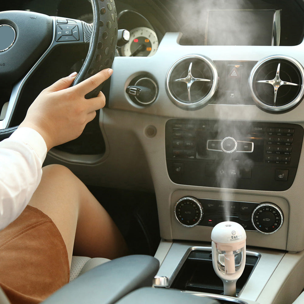 Car Humidifier, Air Purifier, Essential Oil Diffuser and Portable Auto Mist Maker